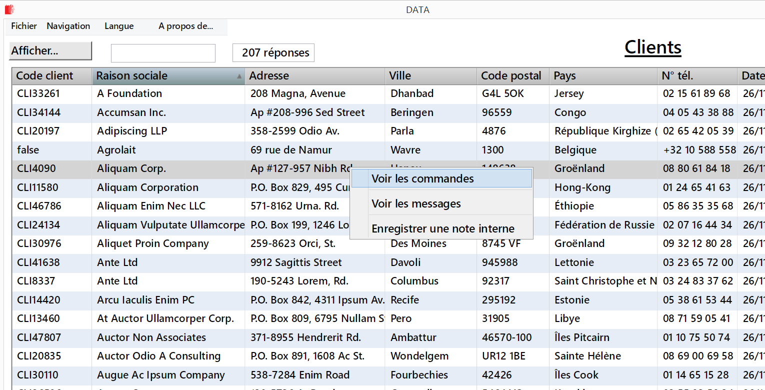 Odoo : application Windows de dmo